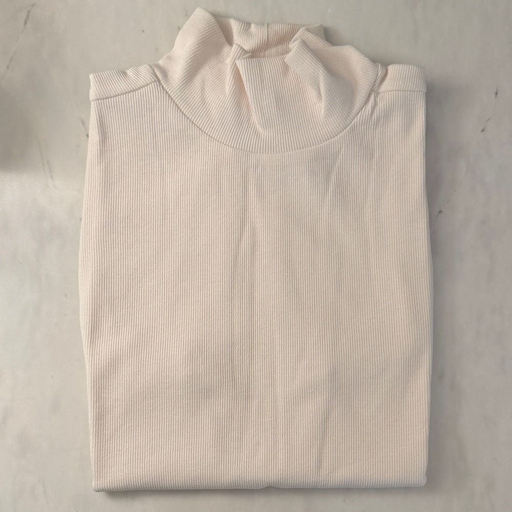Loft Mock Neck Perfect Ribbed Tank Top